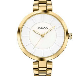 Bulova 38mm Gold Watch w/ box